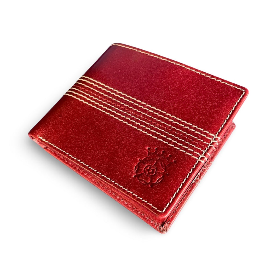 Hampshire Cricket Ball Leather Wallet