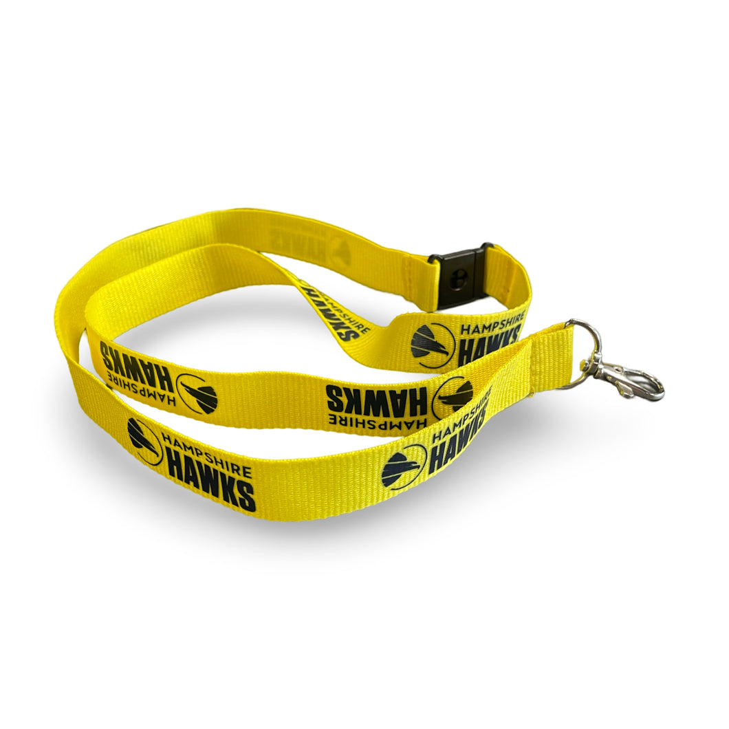 Hawks Yellow Lanyard