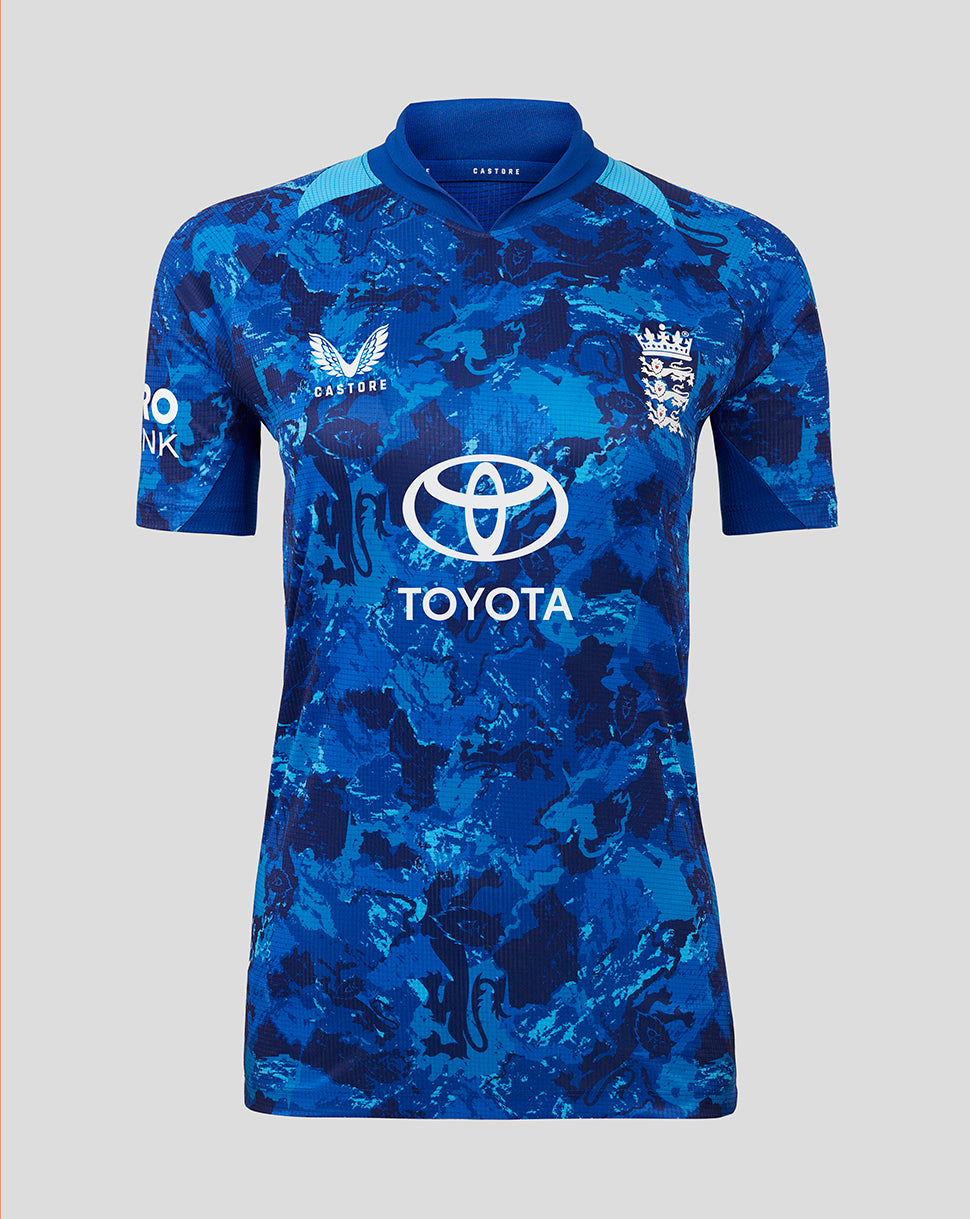 2025 England Cricket ODI Short Sleeve Replica Shirt- Women's