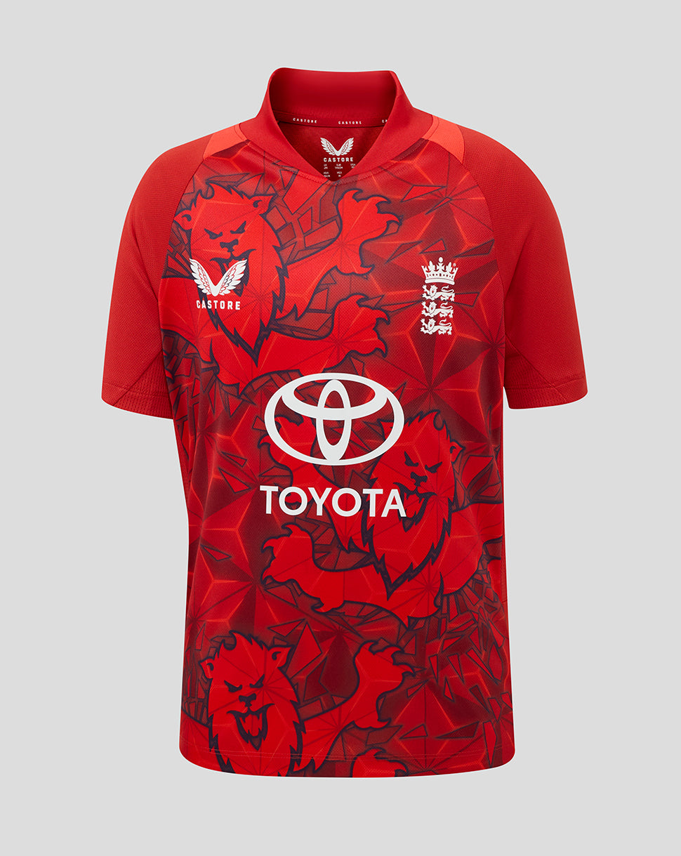 2025 England Cricket T20 Short Sleeve Replica Shirt- Junior