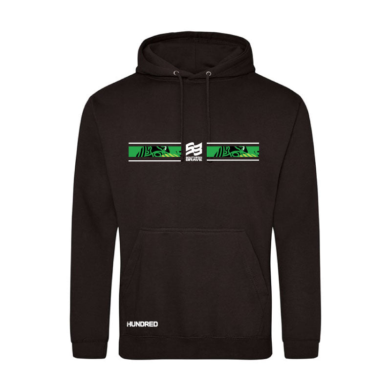 Southern Brave Black Bar Graphic Hoodie - Adults